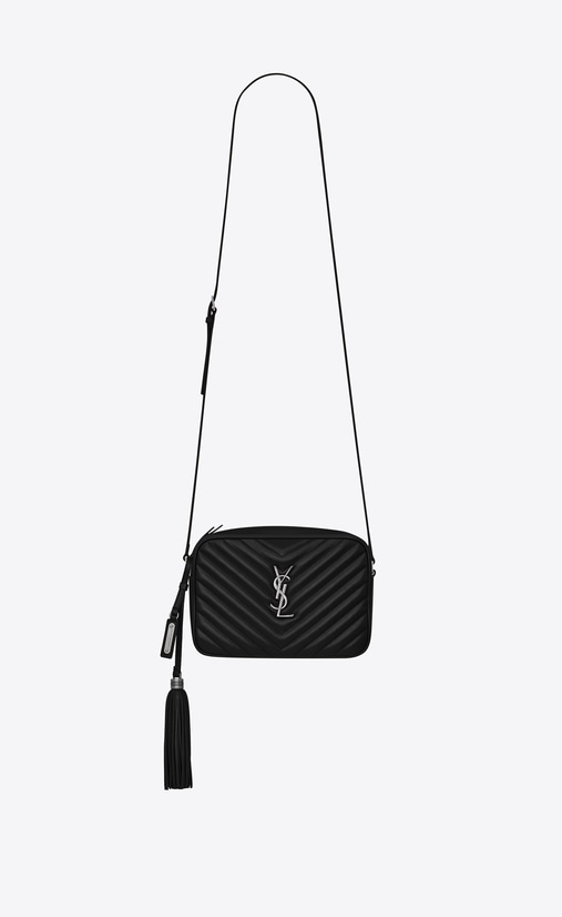 LOU camera bag in matelassé leather